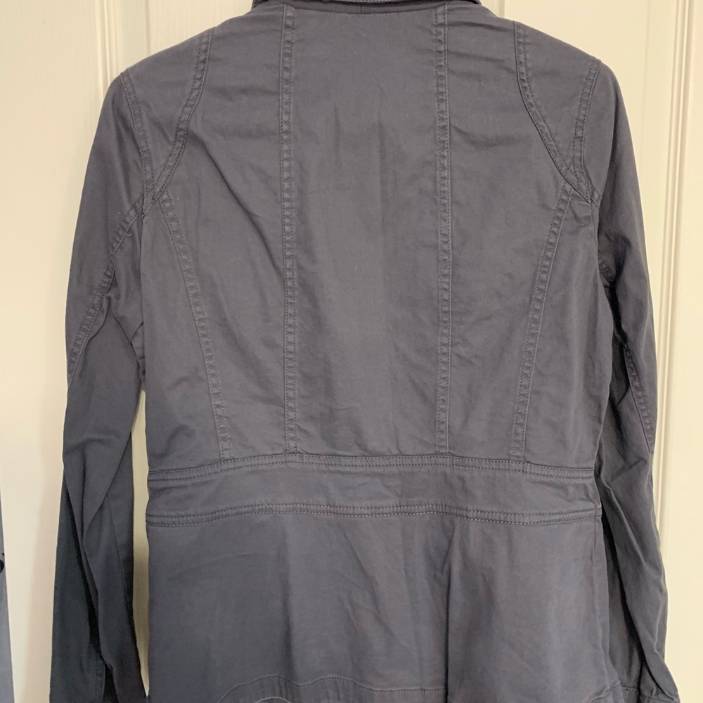 Gray Denim-Style Jacket - Picture 2 of 3
